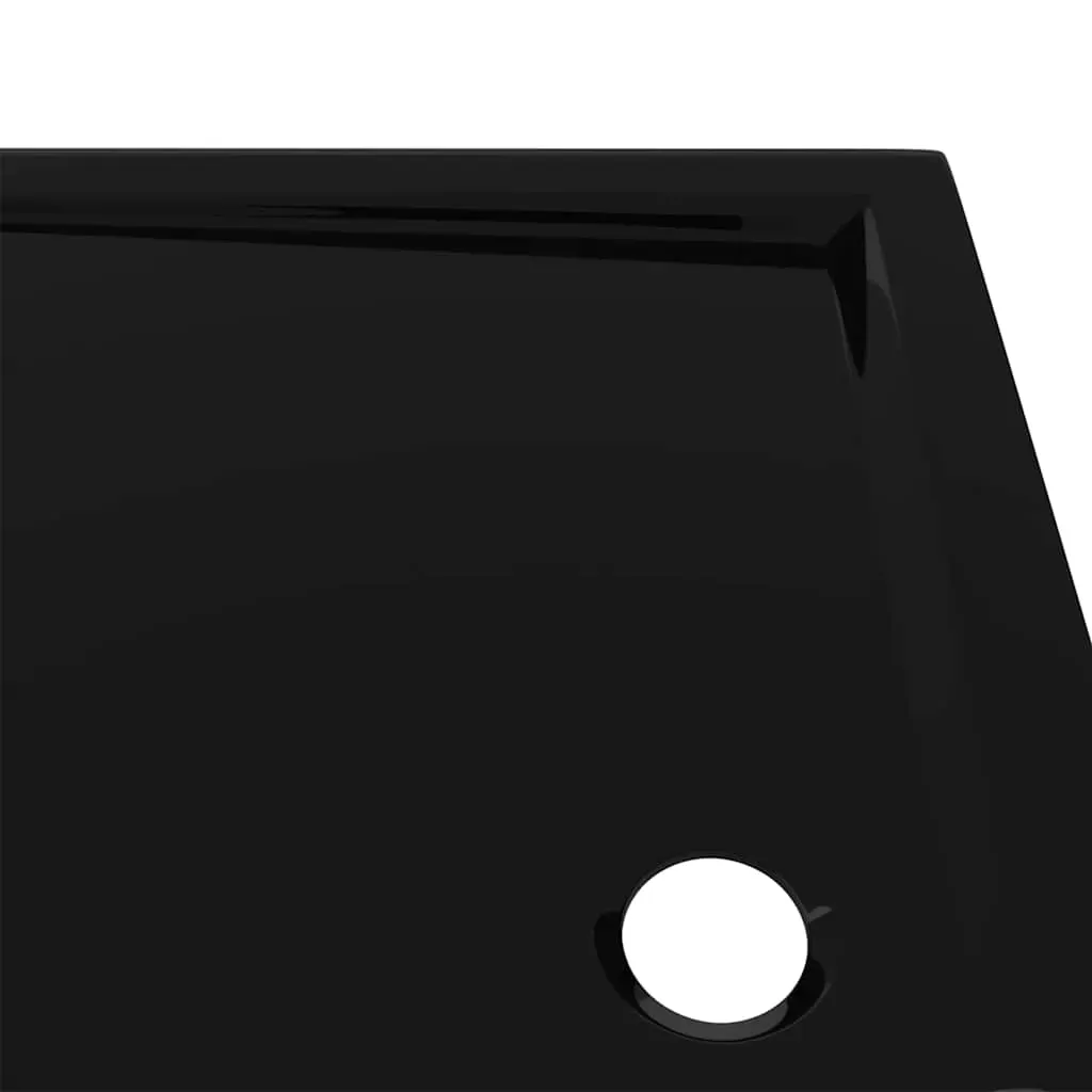 Rectangular ABS Shower Base Tray Black 80x100 cm Price