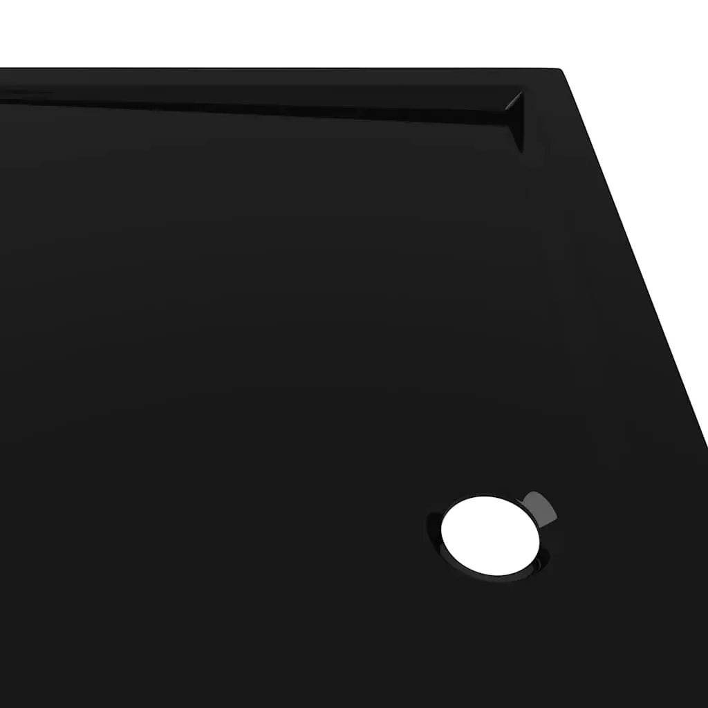 Rectangular ABS Shower Base Tray Black 80x120 cm Price