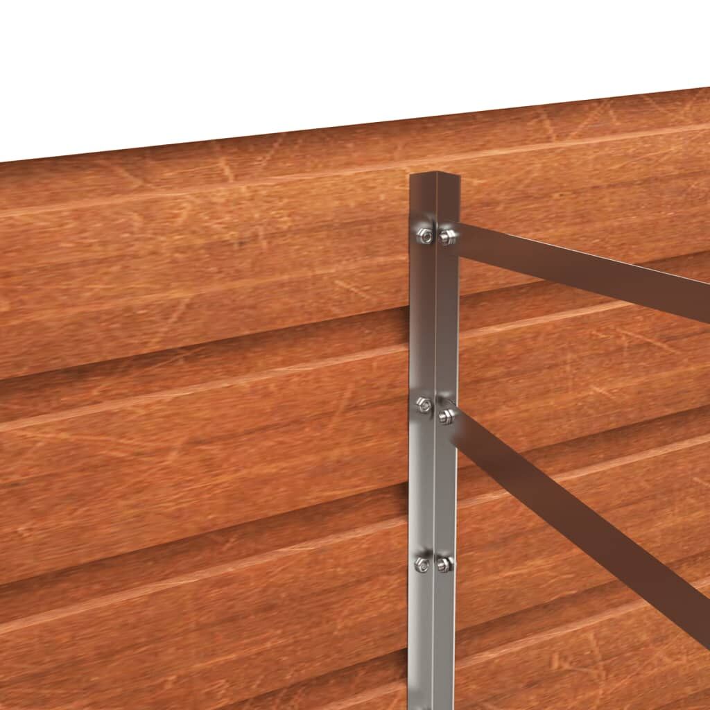 Garden Raised Bed Rusty 320x40x45 cm Corten Steel Price