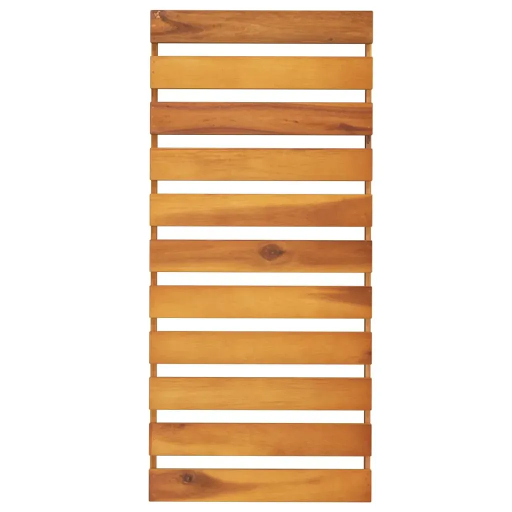 3-Tier Folding Shelf Brown 70x31x63 cm Solid Wood Acacia Price