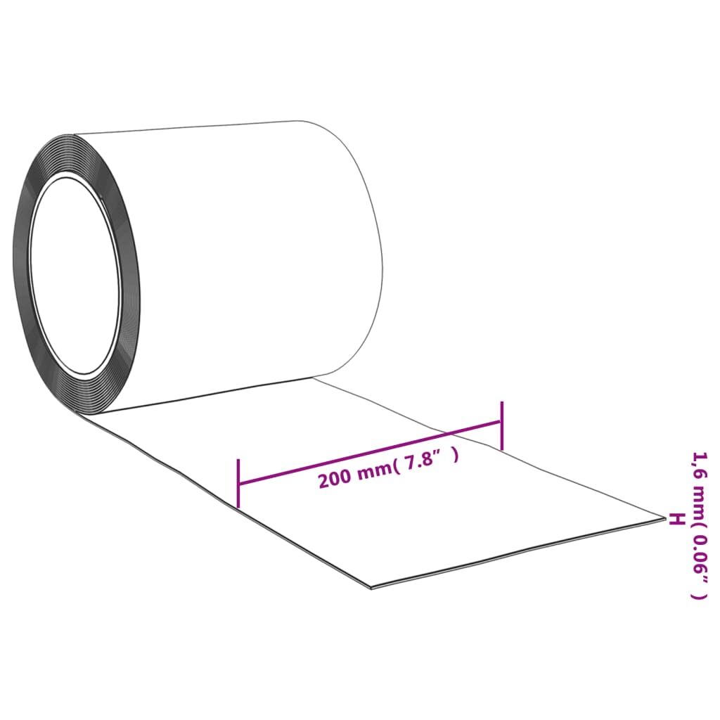 Door Curtain Transparent 200 mmx1.6 mm 10 m PVC Price