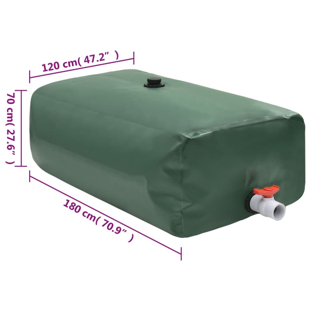Water Tank with Tap Foldable 1500 L PVC Price