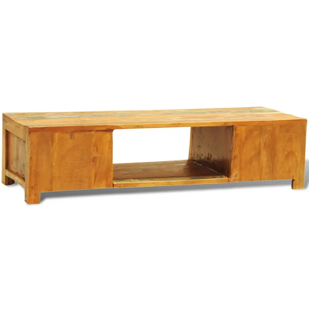 Reclaimed Wood TV Cabinet with 2 Doors Vintage Antique-style Price