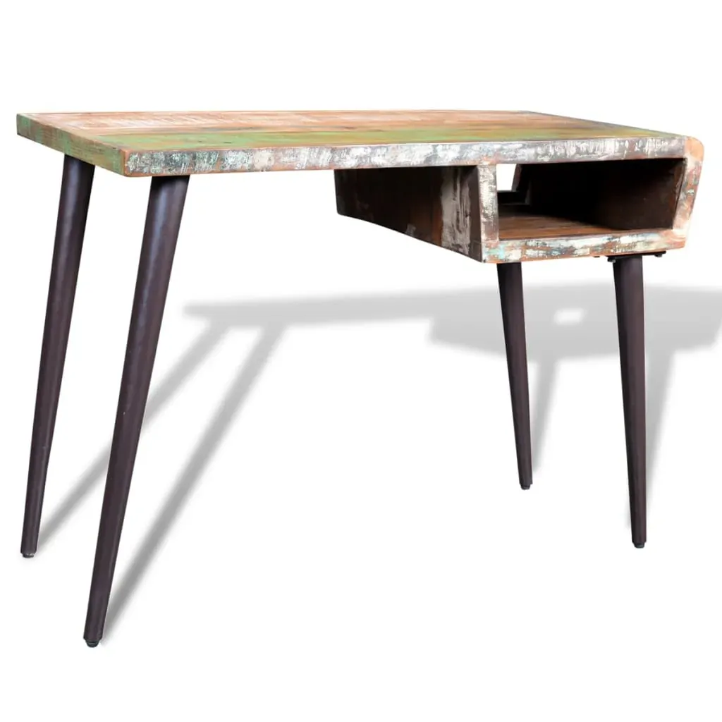 Reclaimed Wood Desk with Iron Legs Price