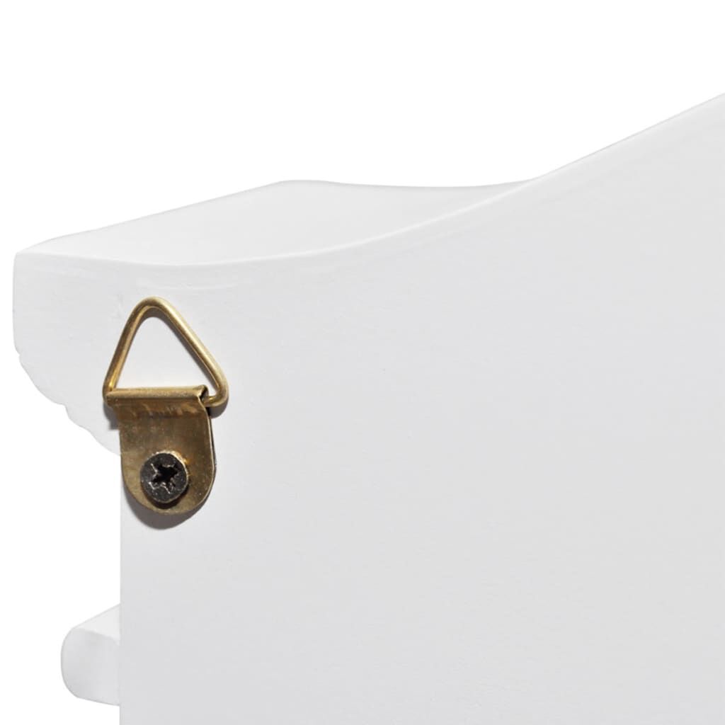 Key Cabinet with Photo Frame White Price