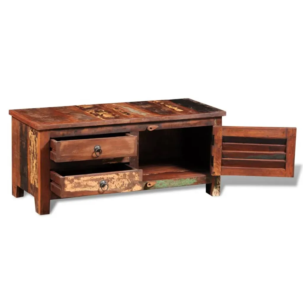 Reclaimed TV Hi-Fi Cabinet Side Cabinet Solid Wood Price