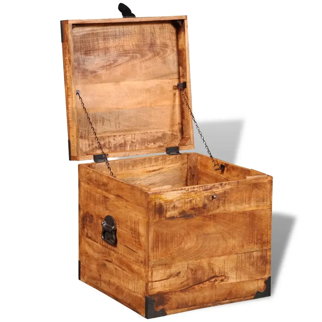 Storage Chest Cubic Rough Mango Wood Price