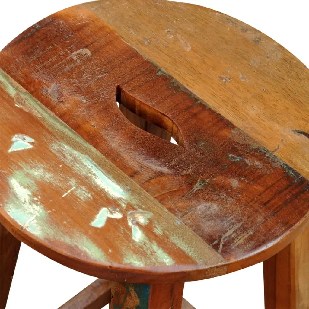 Bar Stool Solid Reclaimed Wood Price