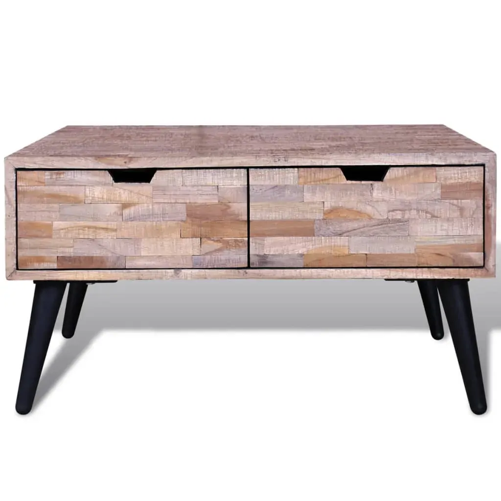 Coffee Table with 4 Drawers Reclaimed Teak Wood Price