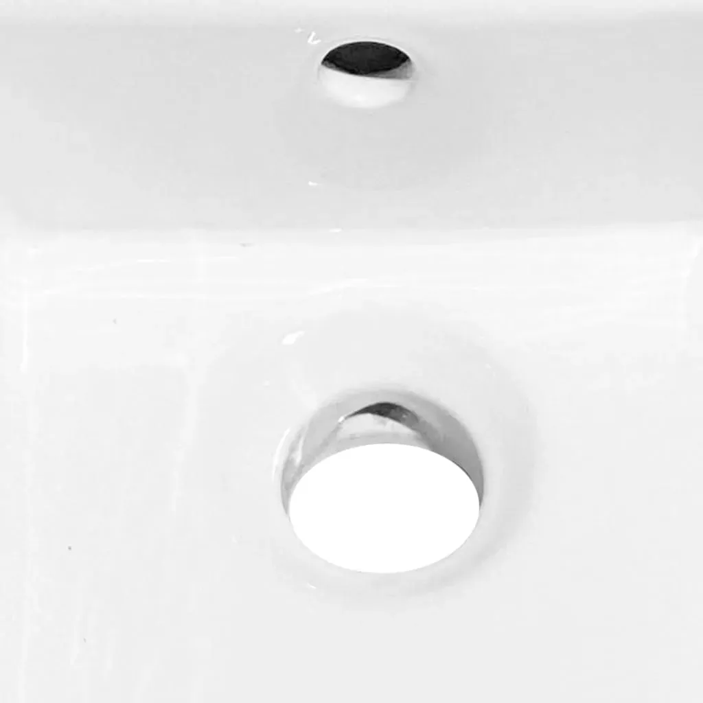 Wash Basin White 48x25x15 cm Ceramic Price