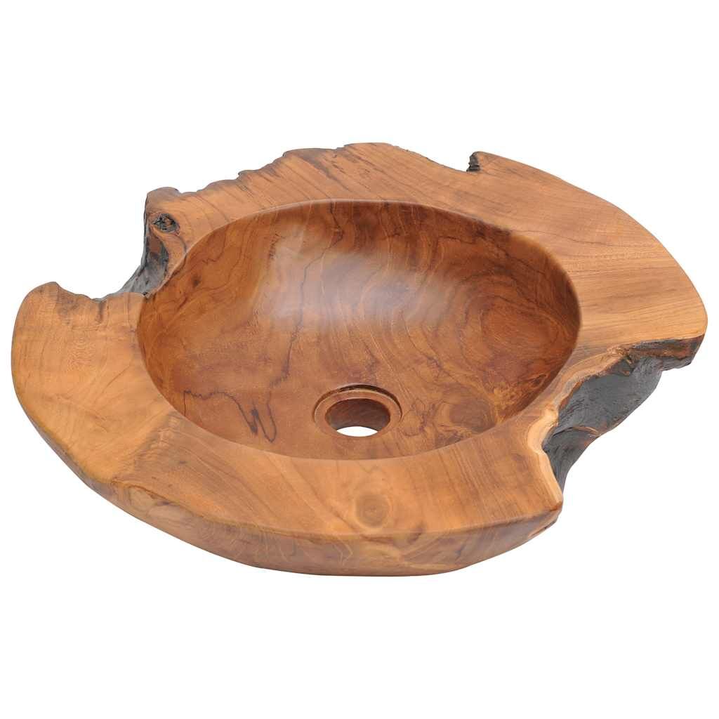 Basin Solid Teak 45 cm Price