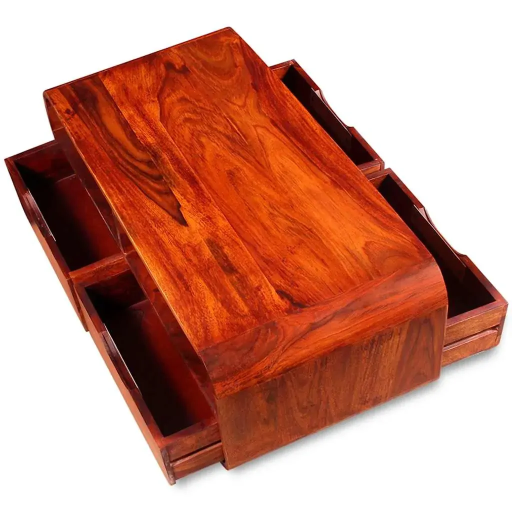 Coffee Table Solid Acacia Wood 90x40x35 cm Price