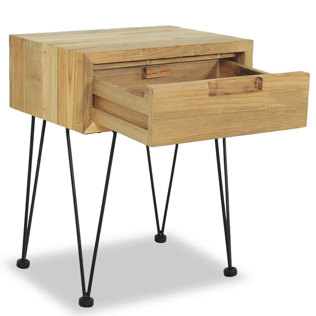 Bedside Cabinet 40x30x50 cm Solid Teak Price
