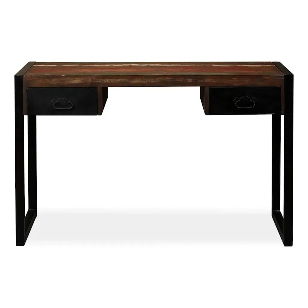 Desk with 2 Drawers Solid Reclaimed Wood 120x50x76 cm Price