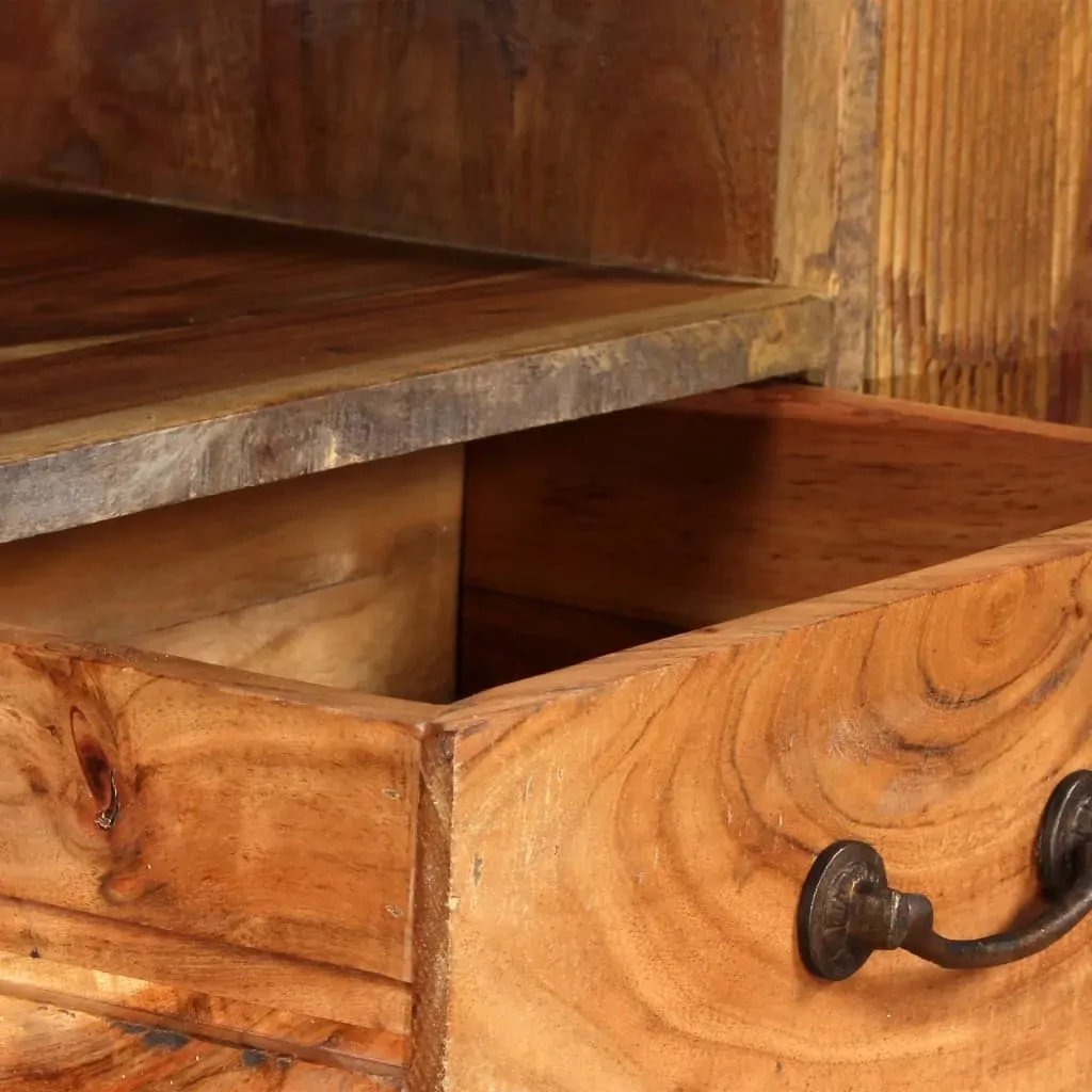 TV Cabinet Solid Wood Vintage 118x30x40 cm Price