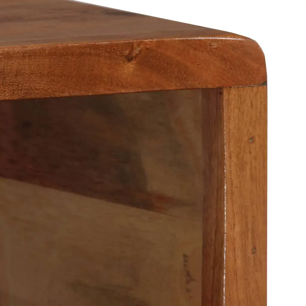 Coffee Table Solid Wood with Carved Drawer 100x50x40 cm Price