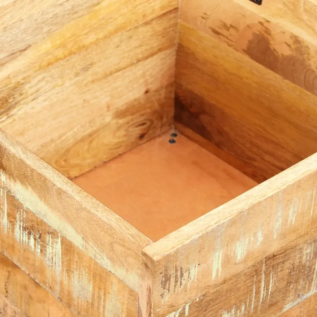 Storage Bench Solid Reclaimed Wood 40x40x45 cm Price