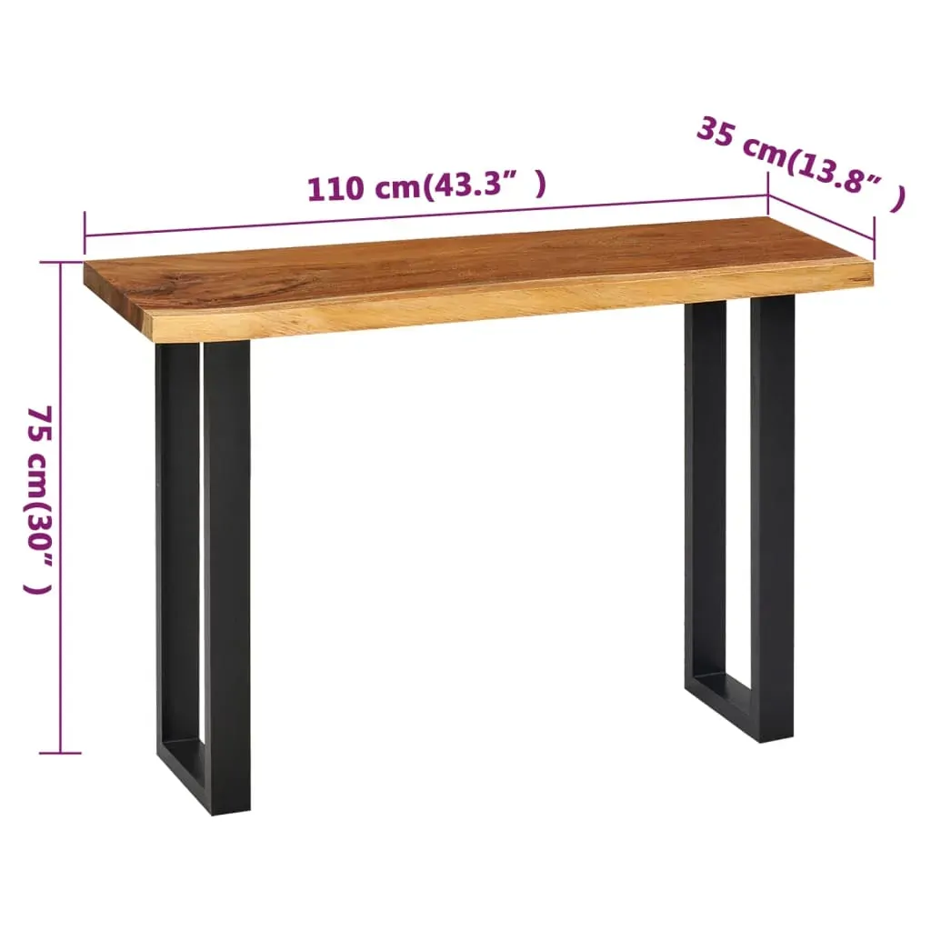 Console Table Solid Suar Wood 110x35x75 cm Price