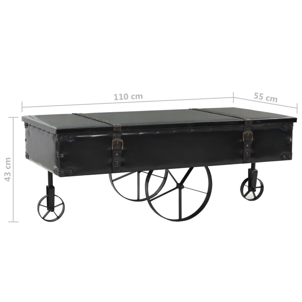 Coffee Table MDF and Fir Wood 110x55x43 cm Price