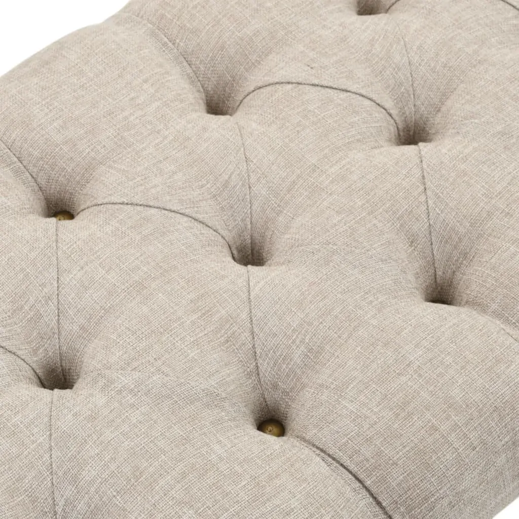 Storage Bench 103x51x44 cm Solid Wood and Fabric Price