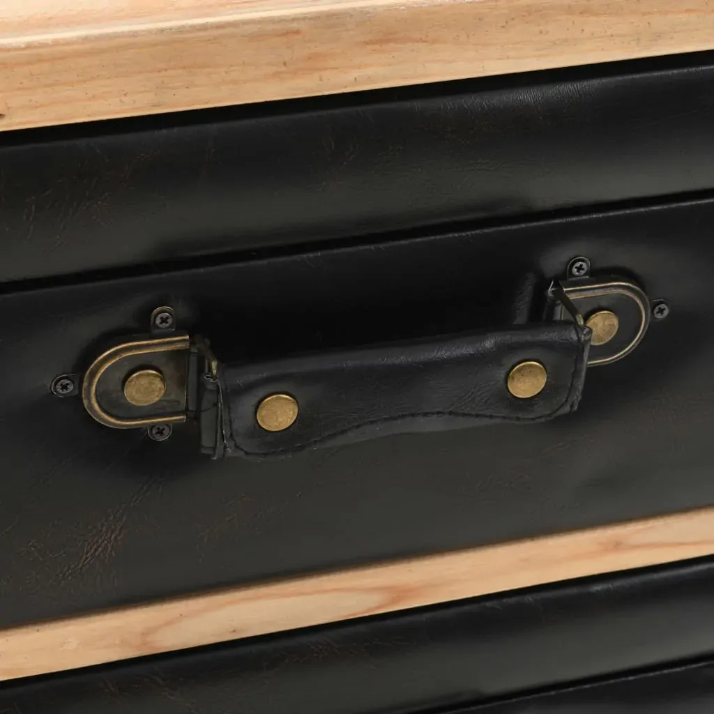 Drawer Cabinet Solid Fir Wood 80x36x75 cm Price