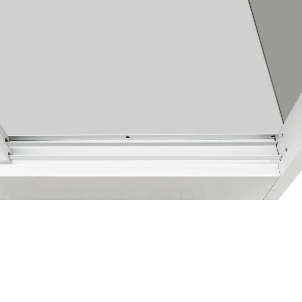 Office Cabinet with Sliding Doors Metal 90x40x90 cm Grey Price