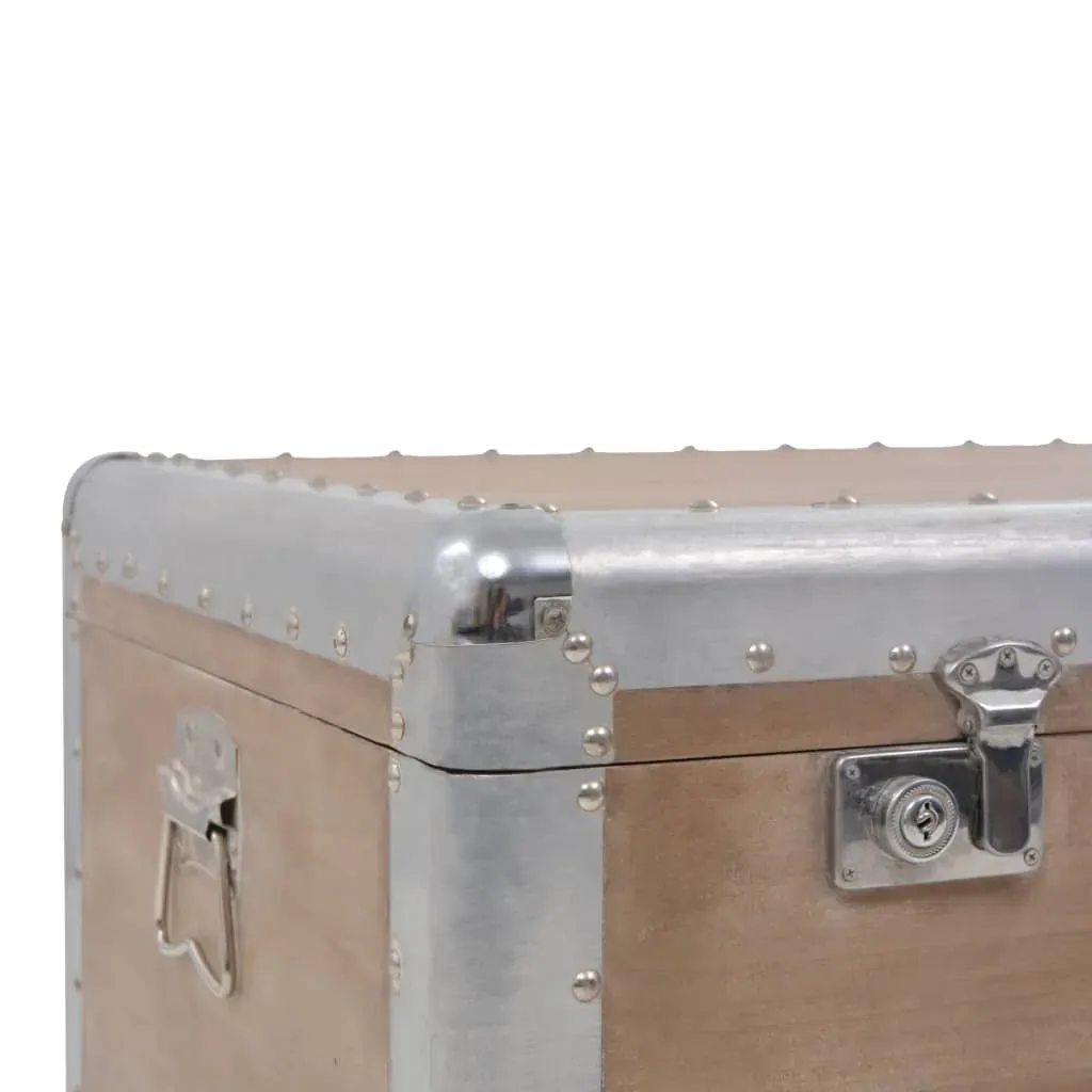 Storage Box Solid Fir Wood 91x52x40 cm Brown Price