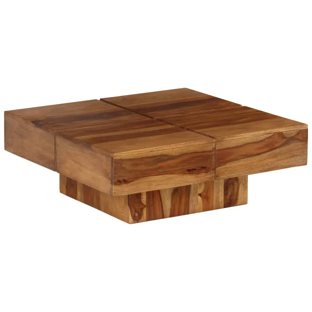 Coffee Table 80x80x30 cm Solid Wood Acacia Price