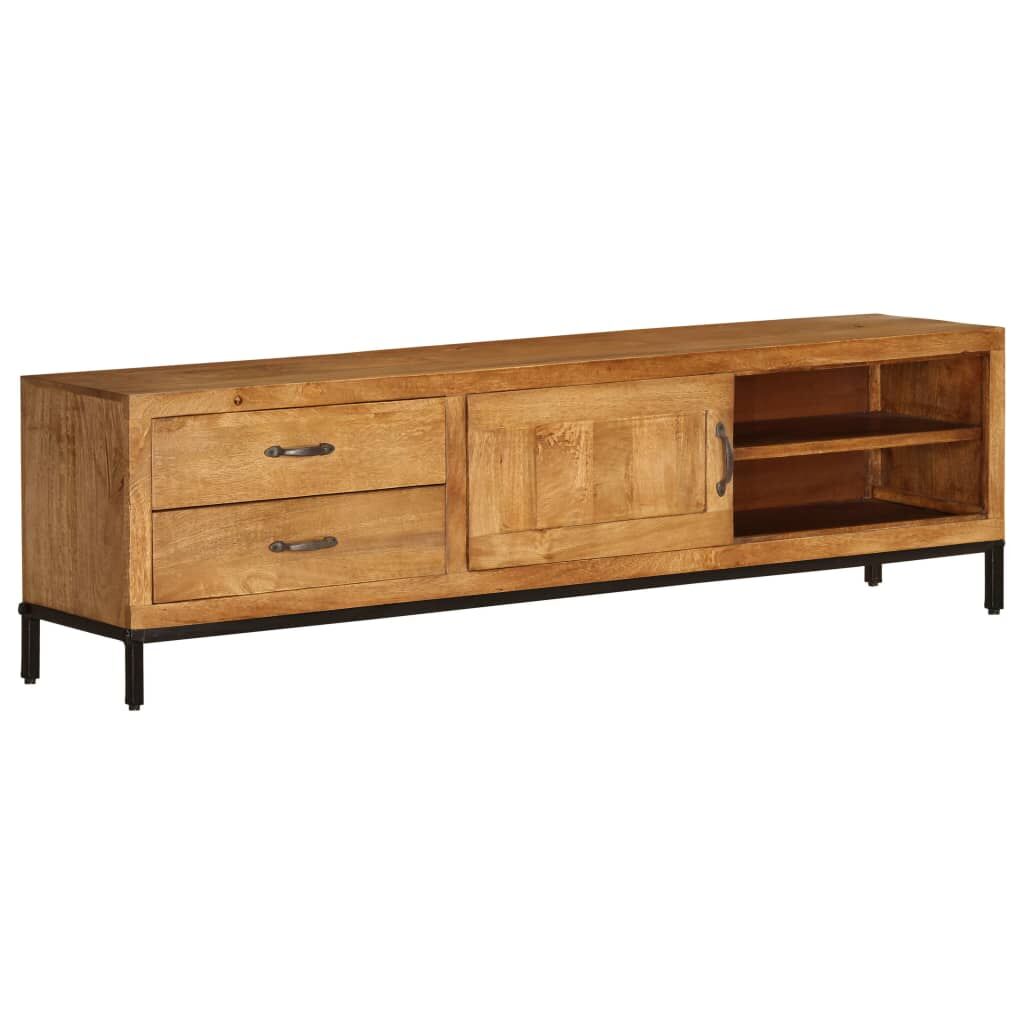 TV Cabinet Solid Mango Wood 140x30x40 cm Price
