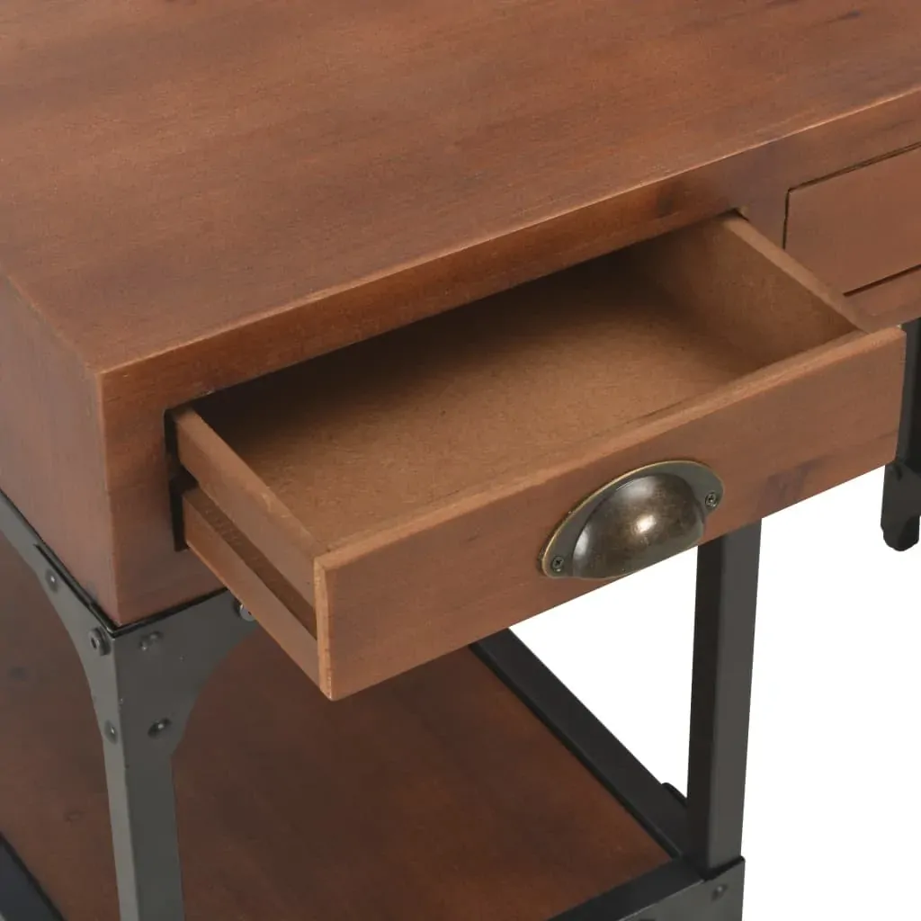 Desk with 3 Drawers 110x50x78 cm Solid Fir Wood Price