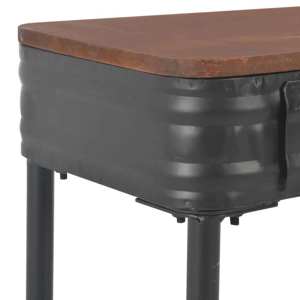 Console Table with 2 Drawers 120x30x75 cm Solid Fir Wood Price