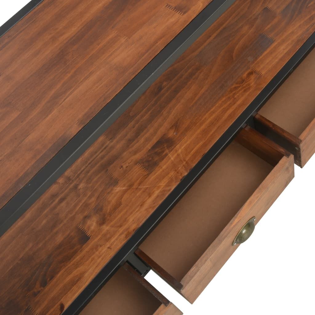 TV Cabinet with 3 Drawers 120x30x60 cm Solid Pine Wood Price