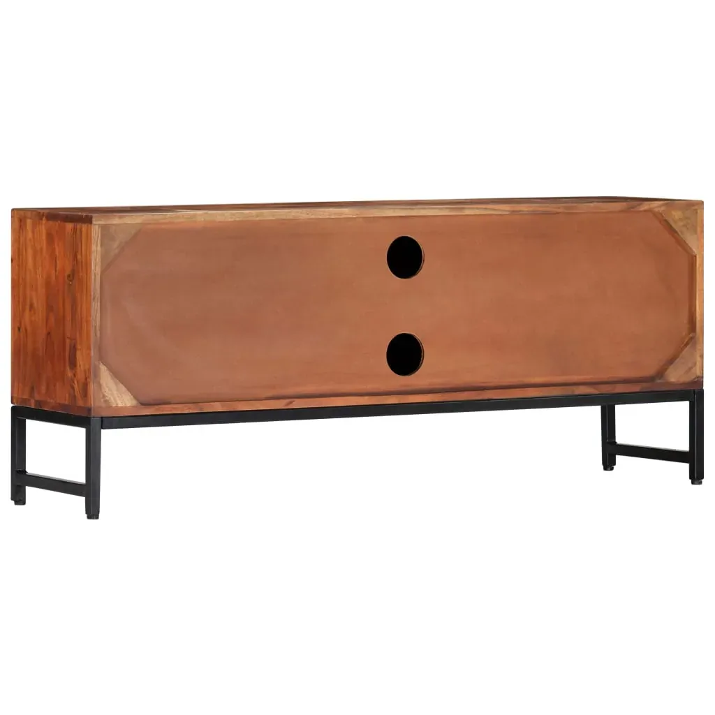 TV Cabinet 120x30x49 cm Solid Acacia Wood Price