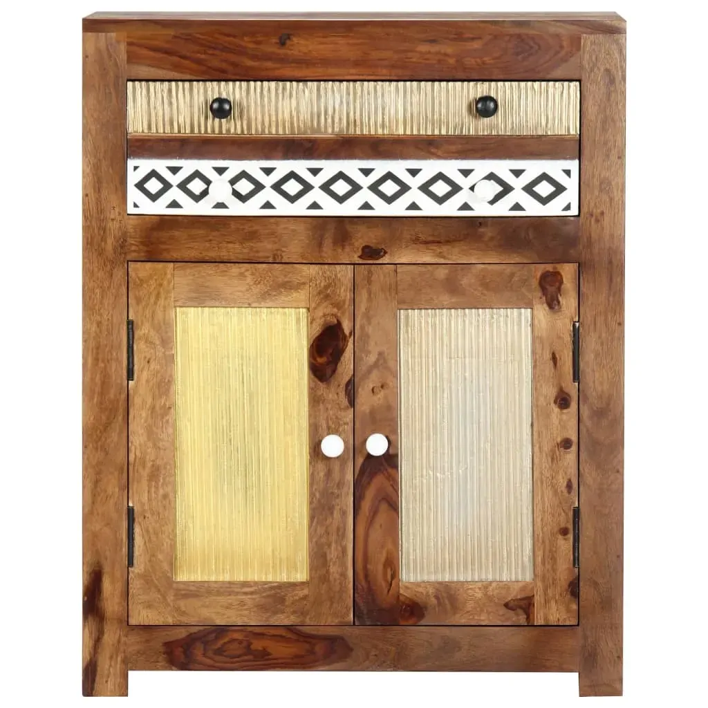 Side Cabinet 60x30x75 cm Solid Acacia Wood Price