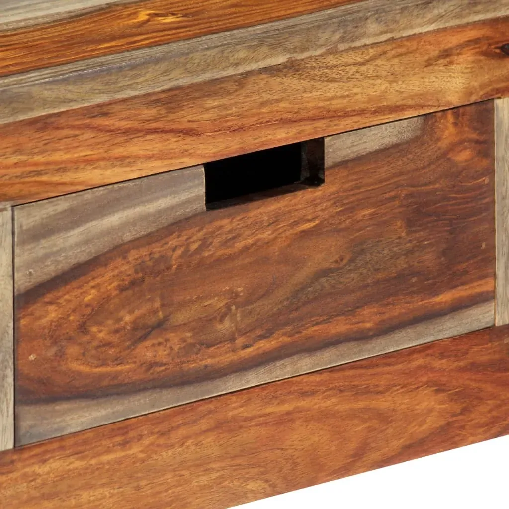 Console Table with 3 Drawers 120x30x75 cm Solid Acacia Wood Price