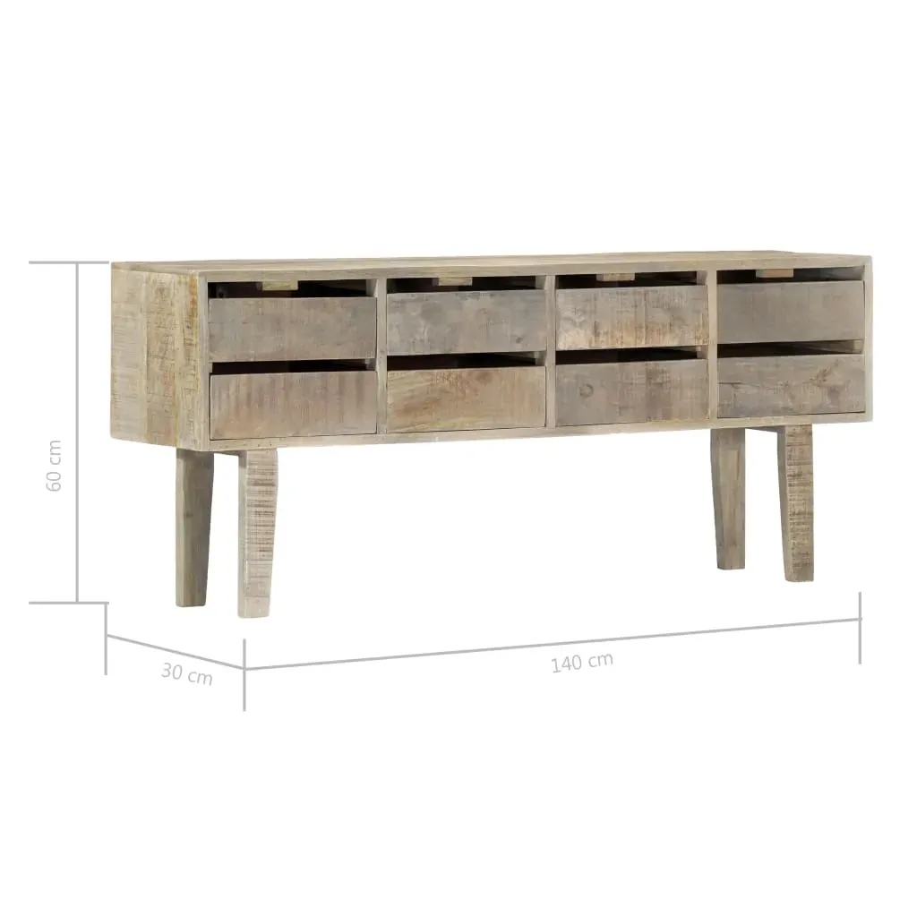 Sideboard 140x30x60 cm Solid Mango Wood Price