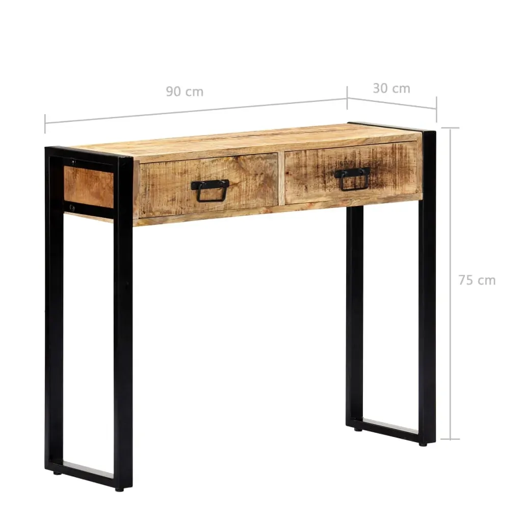Console Table 90x30x75 cm Solid Mango Wood Price