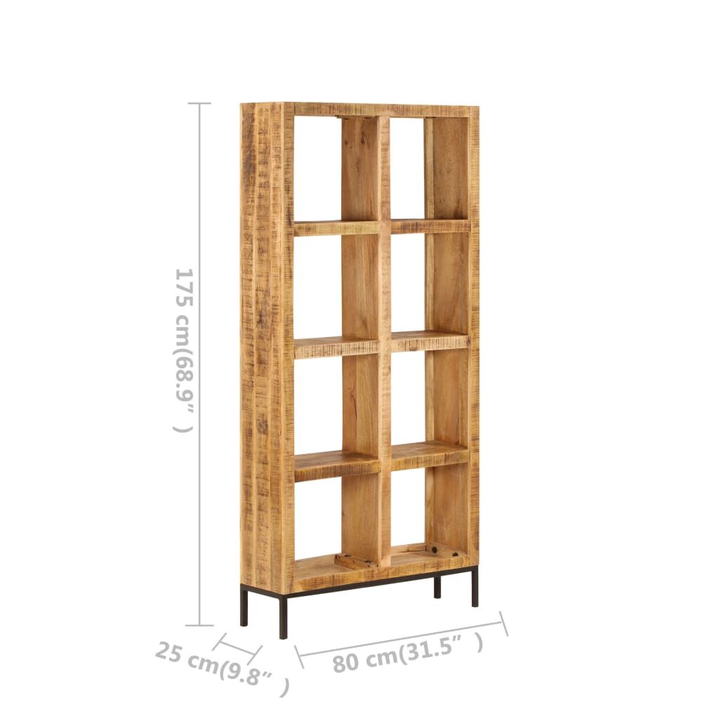 Bookshelf 80x25x175 cm Solid Mango Wood Price