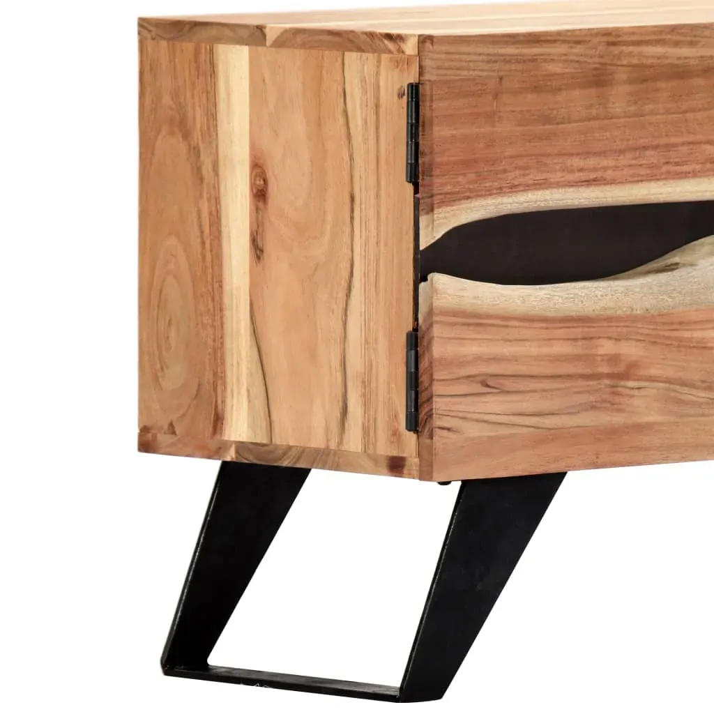 TV Cabinet 140x30x45 cm Solid Acacia Wood Price