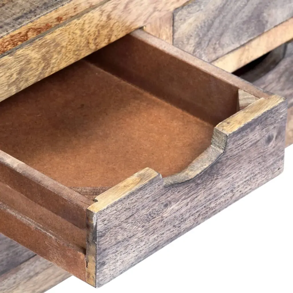 Coffee Table Grey 100x50x30 cm Solid Acacia Wood Price
