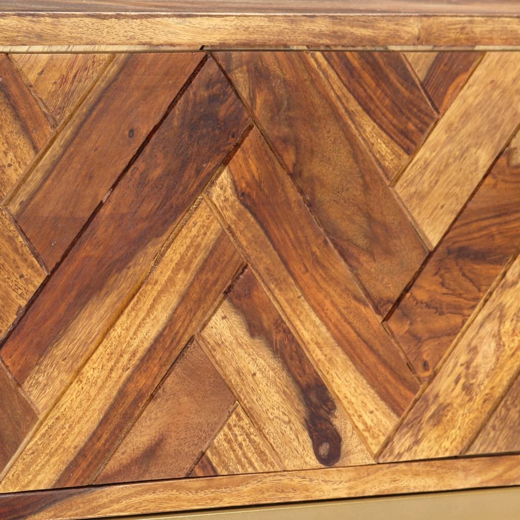 TV Cabinet 140x30x45 cm Solid Acacia Wood Price