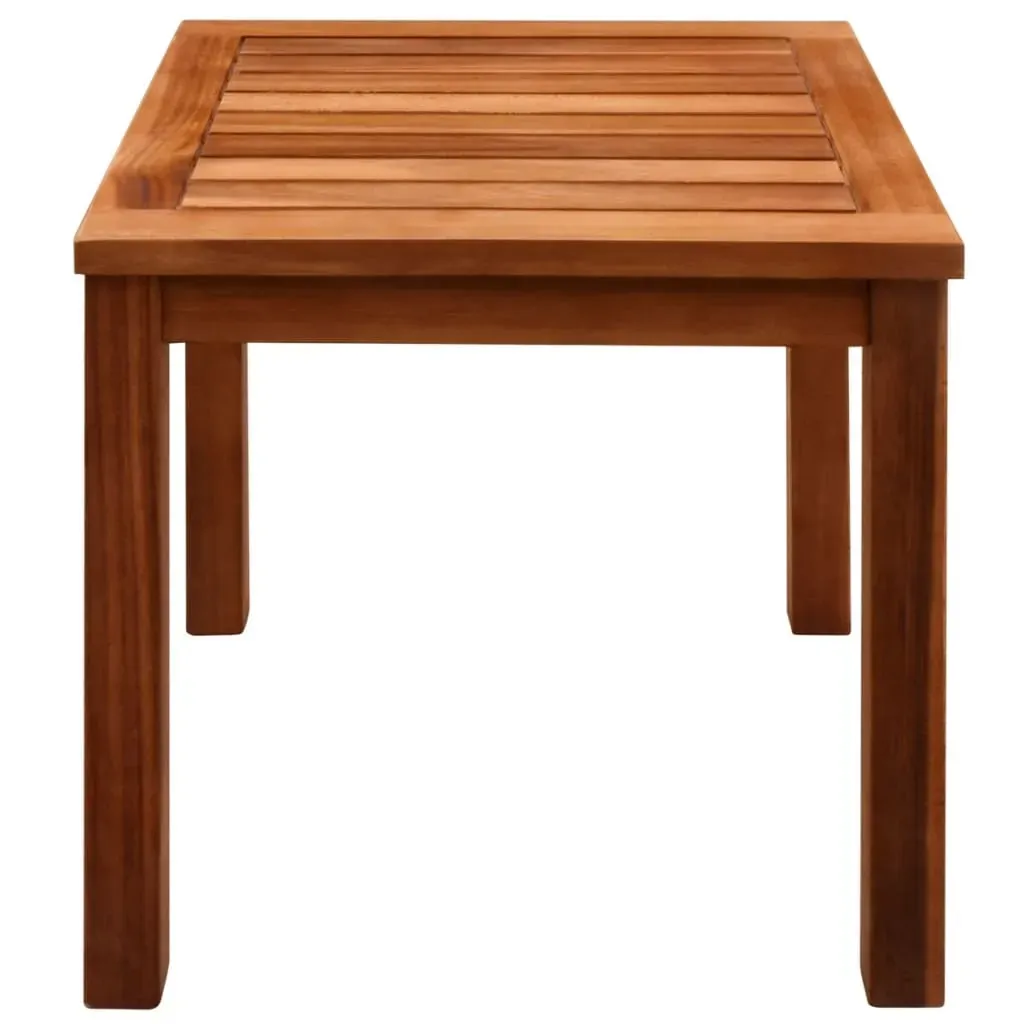 Sun Loungers 2 pcs with Table Solid Acacia Wood and Textilene Price