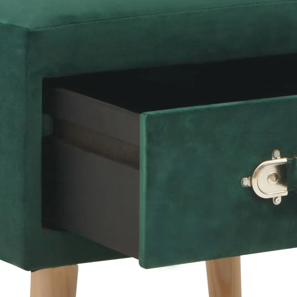 Bedside Cabinets 2 pcs Green 40x35x40 cm Velvet Price
