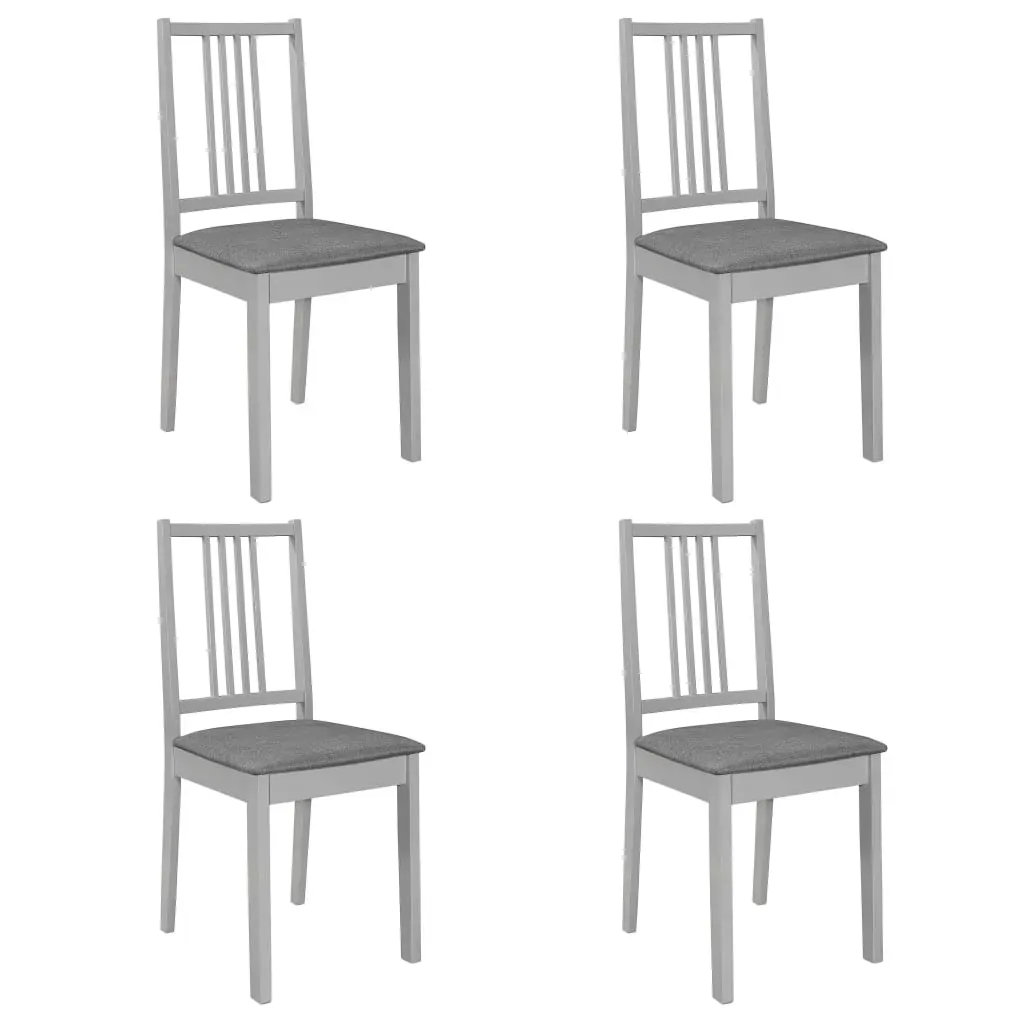 5 Piece Dining Set MDF Grey Price