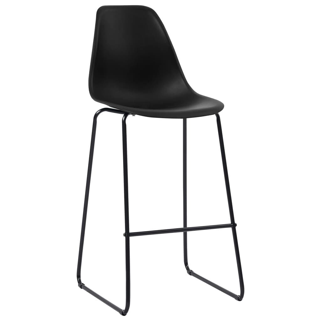 5 Piece Bar Set Plastic Black Price