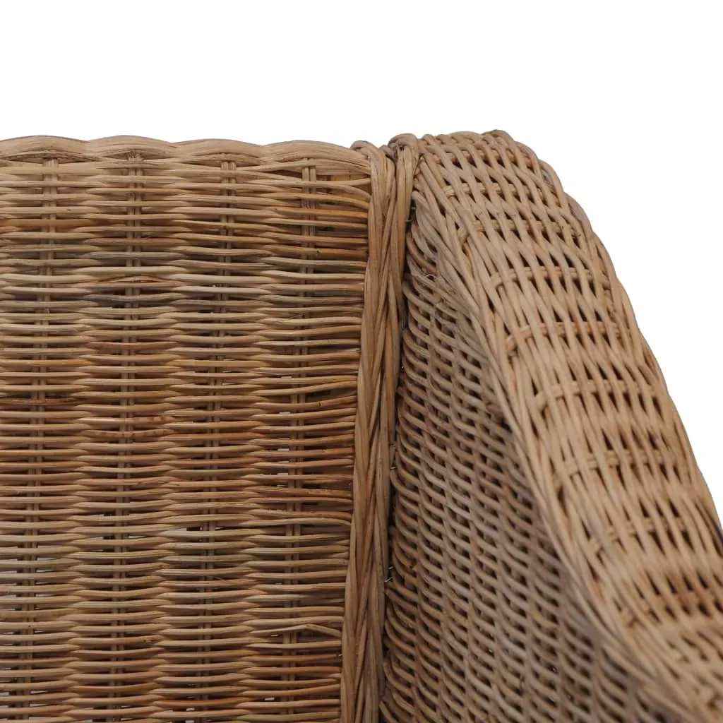 Armchair with Cushions Natural Rattan Price