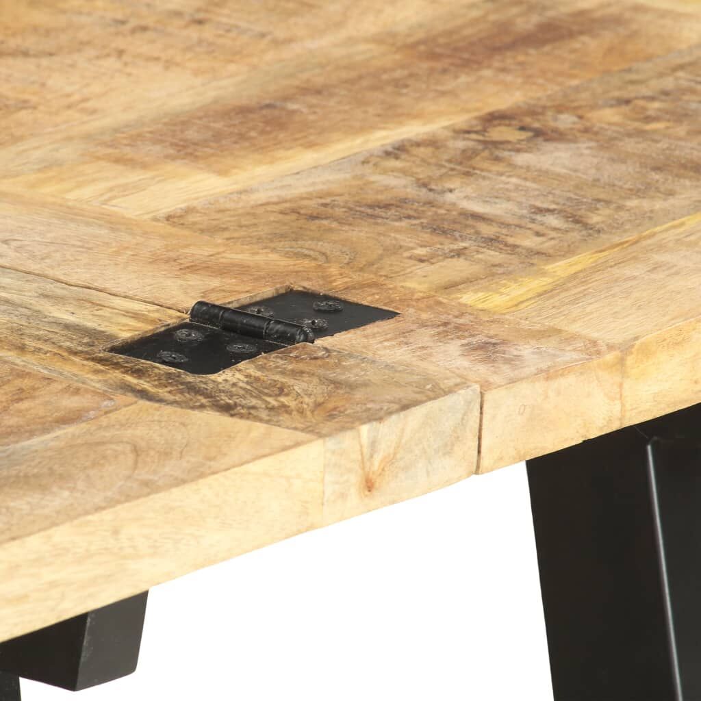 Extendable Coffee Table 160x70x45 cm Solid Mango Wood Price