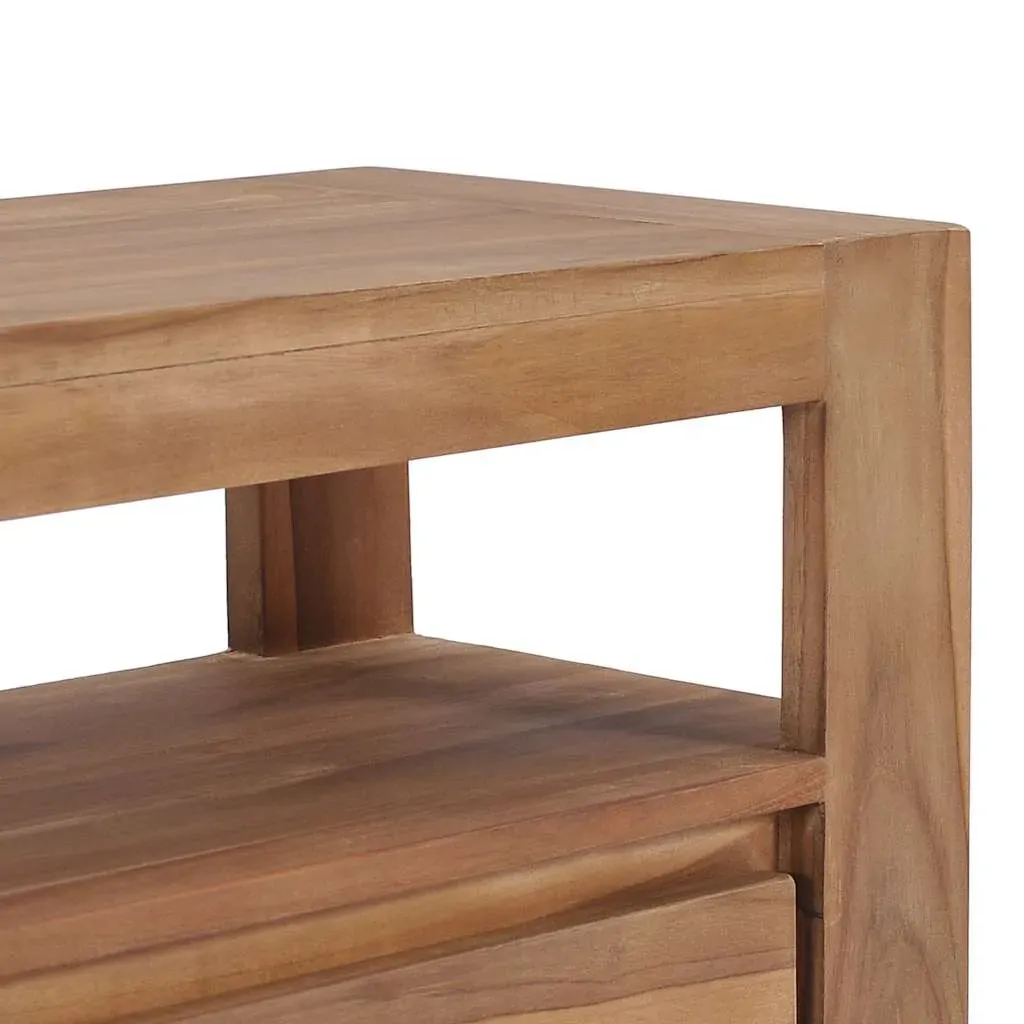 TV Cabinet 120x30x40 cm Solid Teak Wood Price
