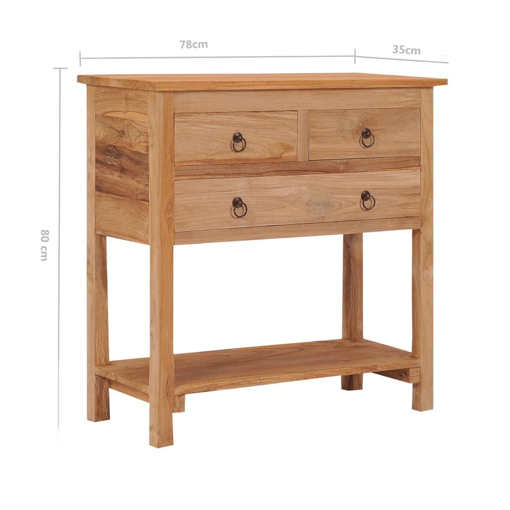 Sideboard 78x35x80 cm Solid Teak Wood Price