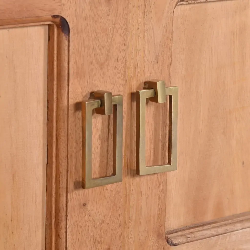 TV Cabinet 110x30x45 cm Solid Mahogany Wood Price